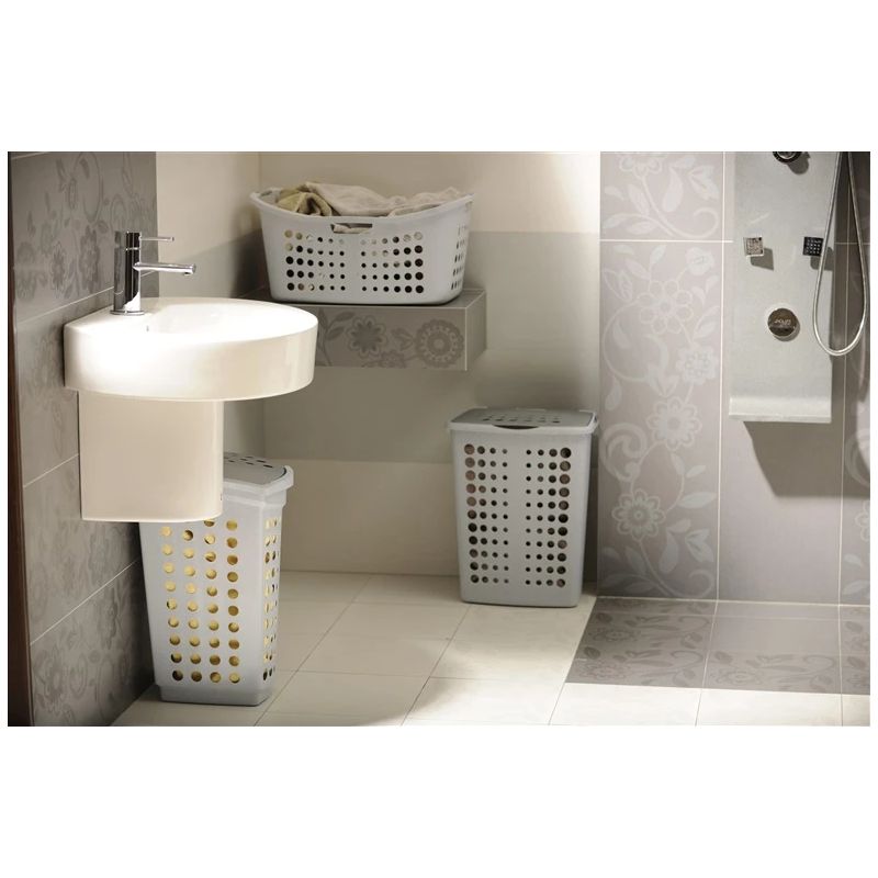 Grozs veļas curver victor 40l krem.