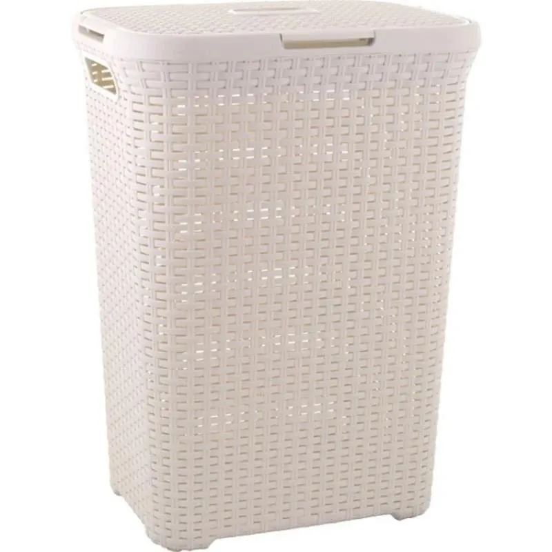 Veļas kaste Curver 189207, 60 l, bēša, 44.8 cm x 34.1 cm