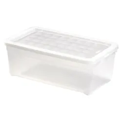 Kaanega hoiukarp, esemete hoidmiseks Curver 162118, 5.7 l, läbipaistev v., 34.3 x 19.5 x 12.5 cm