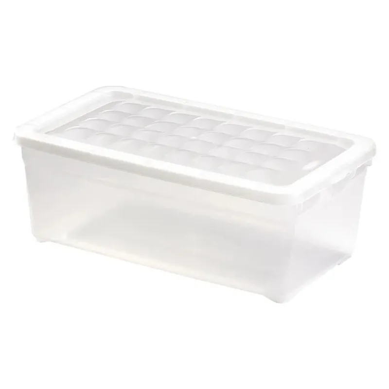 Uzglabāšanas kaste ar vāku, paredzēts uzglabāšanai Curver 162118, 5.7 l, caurspīdīga krās., 34.3 x 19.5 x 12.5 cm