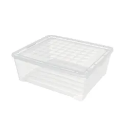 Kaanega hoiukarp Curver 96063, 10 l, läbipaistev v., 34.2 x 29.7 x 12.5 cm