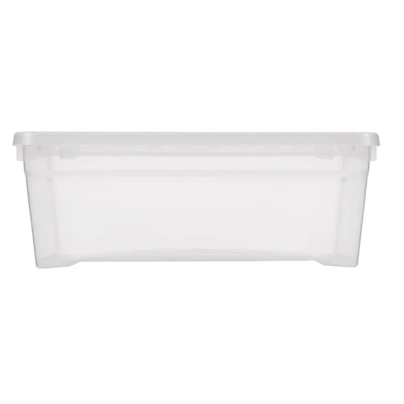 Uzglabāšanas kaste ar vāku Curver 96063, 10 l, caurspīdīga krās., 34.2 x 29.7 x 12.5 cm