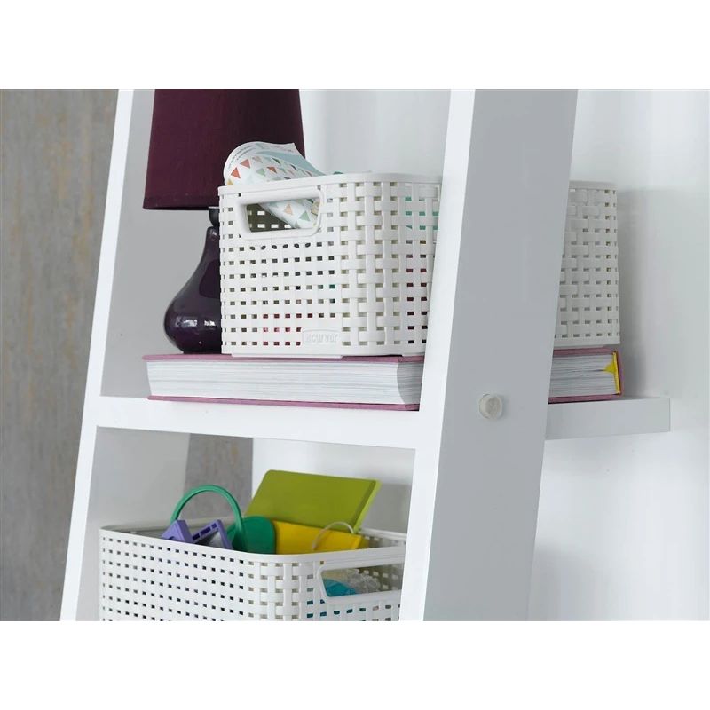 Curver Style uzglabāšanas grozs S, rotangpīšanas efekts, krēmkrāsa, 6 L ,28,5×19,4×13 cm,