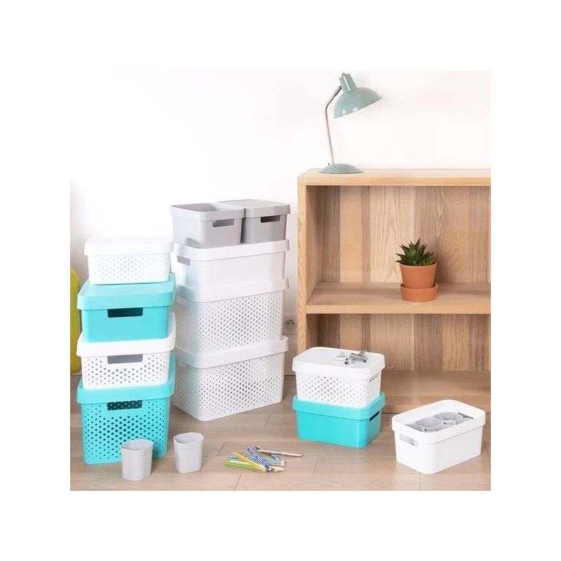 Lietu kaste CURVER, 17 l, pelēka, 358 x 268 x 220 mm