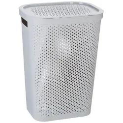 Ящик для белья Curver Infinity Dots, 60 л, серый цв., 44 см x 35 см