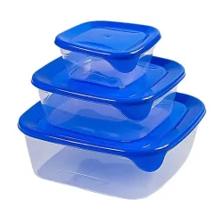 Набор коробок для еды Curver Fresh&Go, 0.25 - 1.7 л, 3 шт.