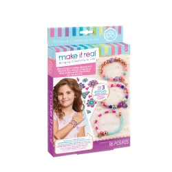 MAKE IT REAL Charm bracelets DIY kit Blooming creativity