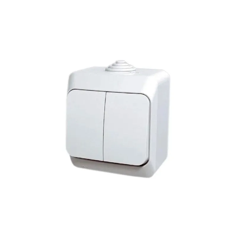 Slēdzis Schneider Electric Cedar Plus, 2 kl, balta