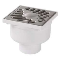 Grīdas traps Nicoll SIJ10IV 100x100mm. D50mm