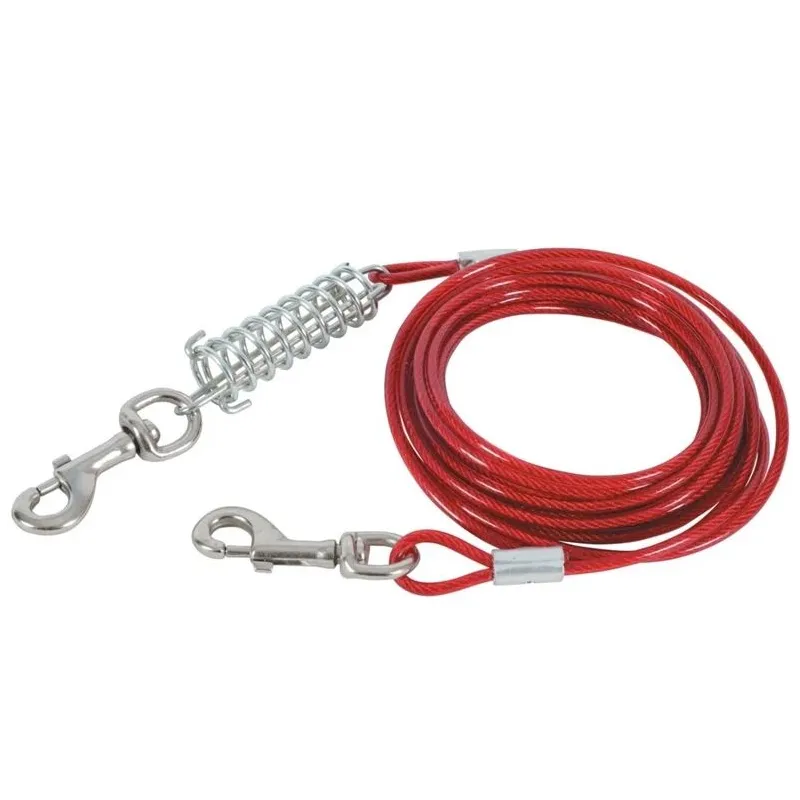 Šuns pavadėlis Zolux Tie-Out 403409, raudona sp., 9m