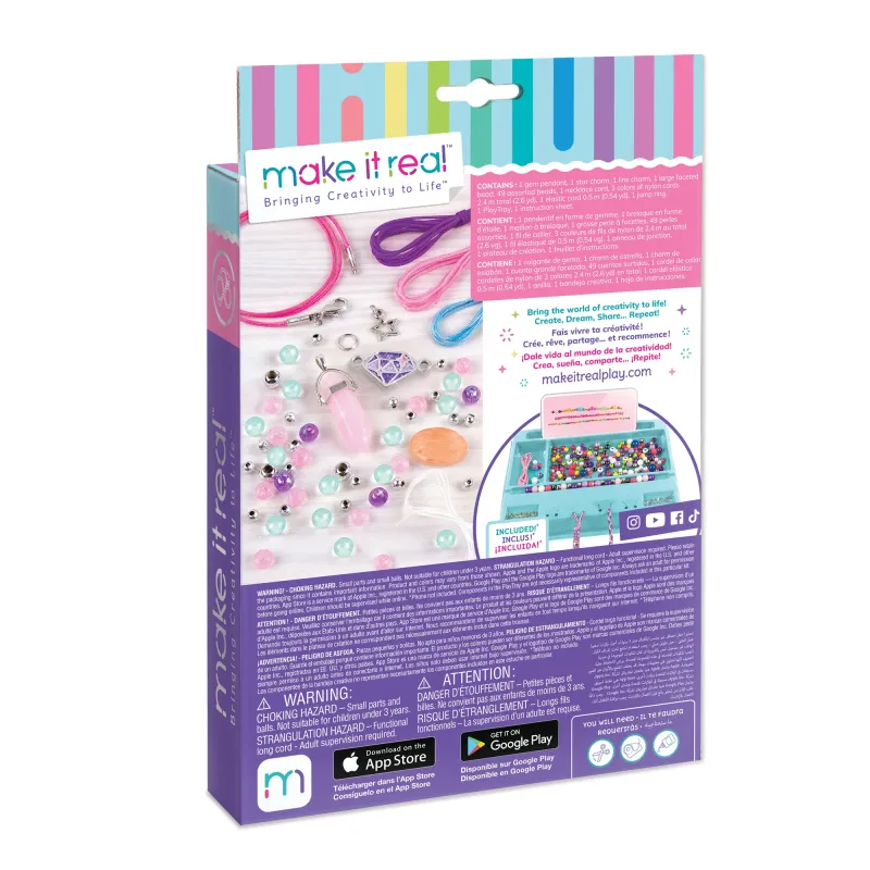 MAKE IT REAL DIY komplekts Dārgakmeņu rotaslietas