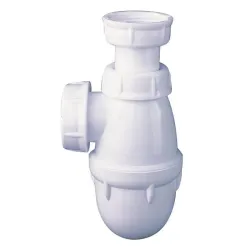 Sifoon köögivalamu jaoks Nicoll 552, 85 mm, 40 mm, valge v.