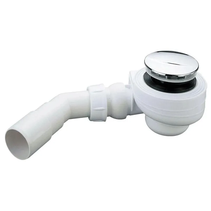 Sifons dušas pamats Nicoll, 50 mm, balta krās.-hroma krās.