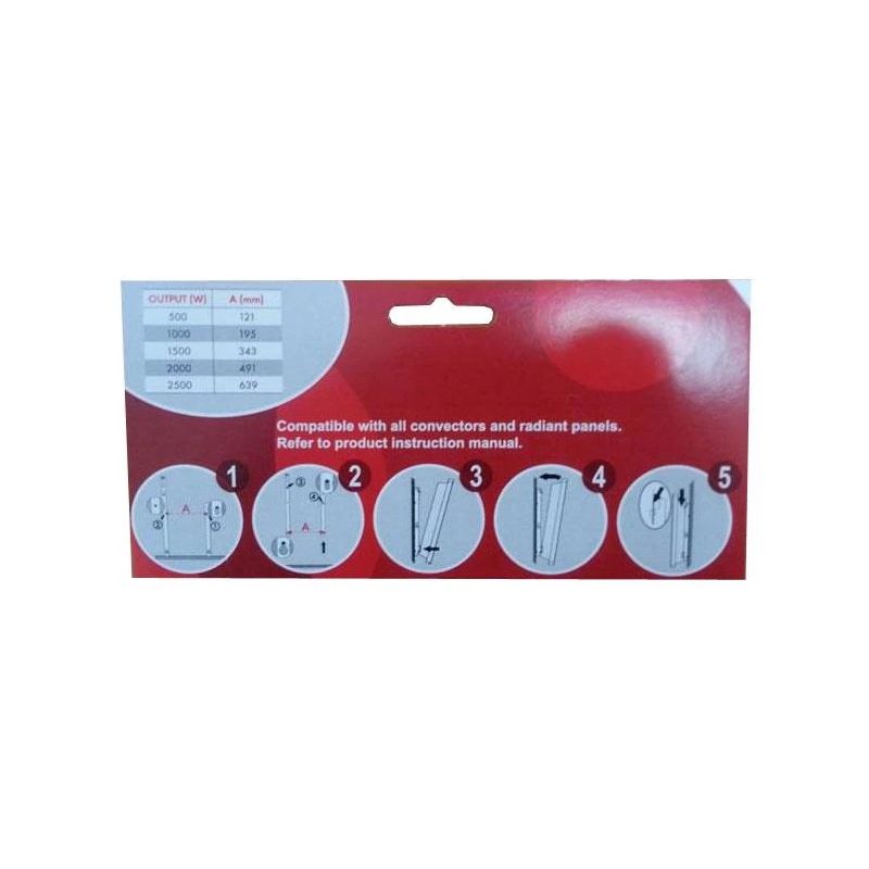 Radiatora montāžas uz sienas komplekts 517500