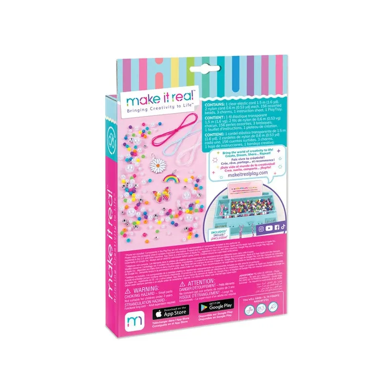 MAKE IT REAL DIY Rokassprādžu komplekts Varavīksnes dārgumi