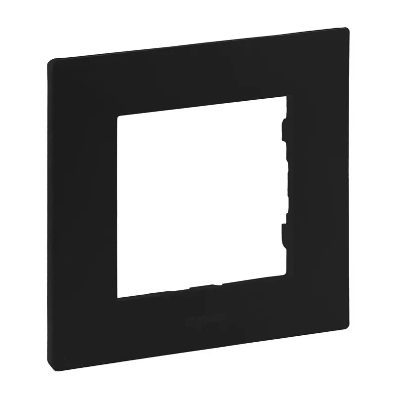 Vienvietīgs rāmis Legrand Niloe Step, melna