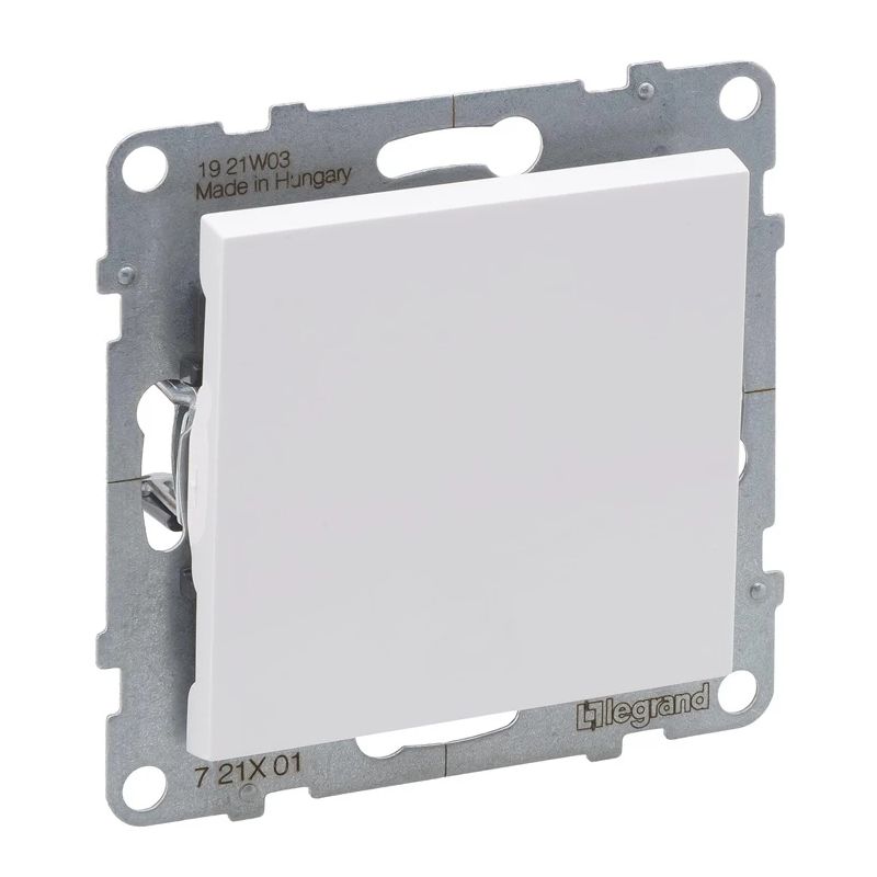 Slēdzis ar 1 taustiņu balts