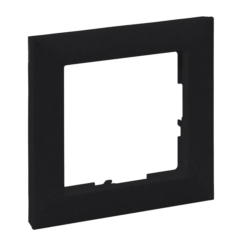 Vienvietīgs rāmis Legrand Suno, melna krās.