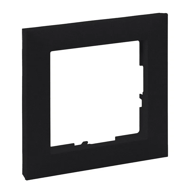 Vienvietīgs rāmis Legrand Suno, melna krās.