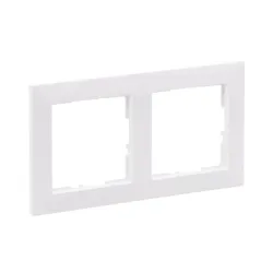 Dvivietis rėmelis Legrand Suno, balta sp.