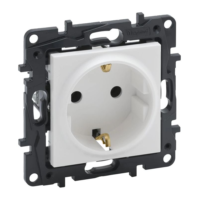 Rozete ar zemēj.legrand niloe step balta