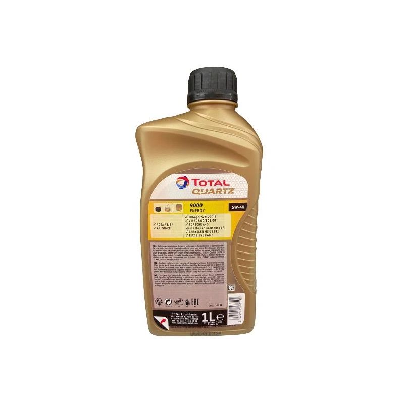 Variklių tepalas total quartz 9000 energy 5w40