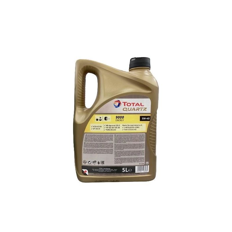 Sintētiska Motoreļļa Total Quartz 9000 Energy 5w40. 5l