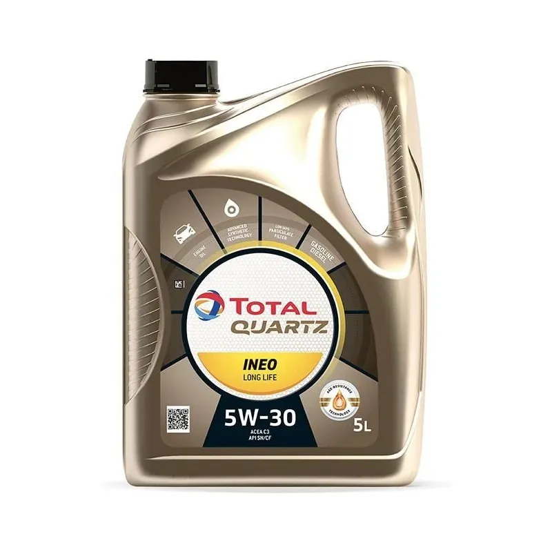 Variklių alyva Total Quartz Ineo Long Life 5W - 30, sintetinis, 5 l