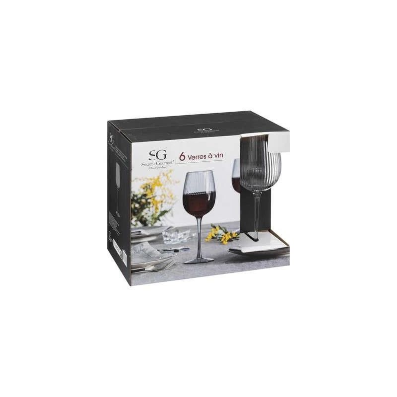 Wine glassx6 midnight 38cl