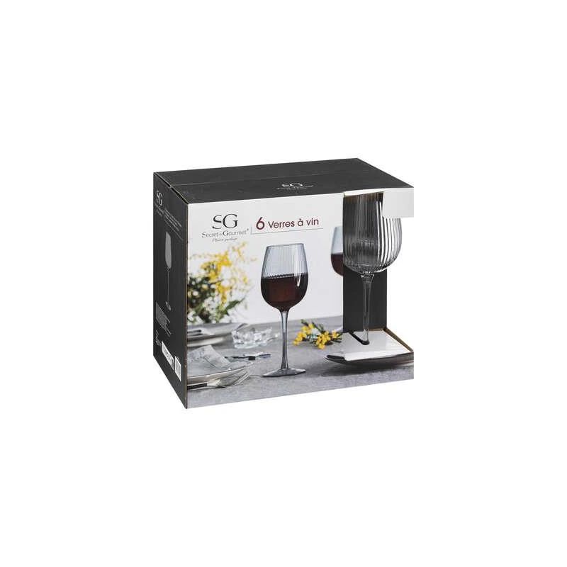 Wine glassx6 midnight 38cl