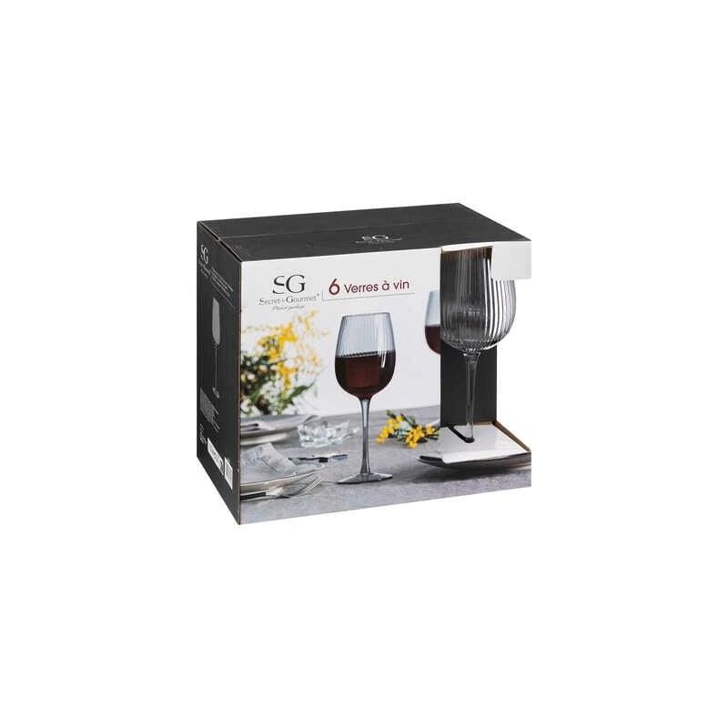 Wine glassx6 midnight 38cl