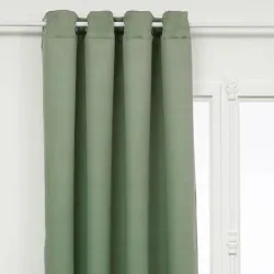 Blackout celadon curtain 140x260 rings n