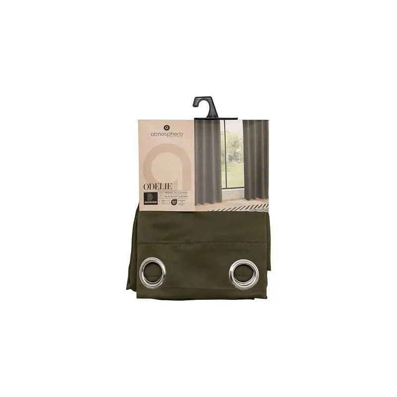 Užtemdanti užuolaida Atmosphera BLACKOUT 103859S, natūrali žalia sp., 140 cm x 260 cm