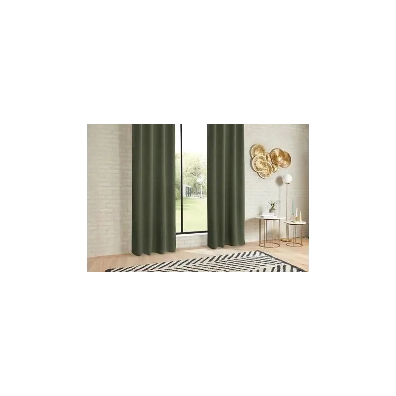 Pimendav kardin Atmosphera BLACKOUT 103859S, looduslik roheline, 140 cm x 260 cm