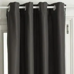 Thermal curtain isa 140x260ring d.grey n