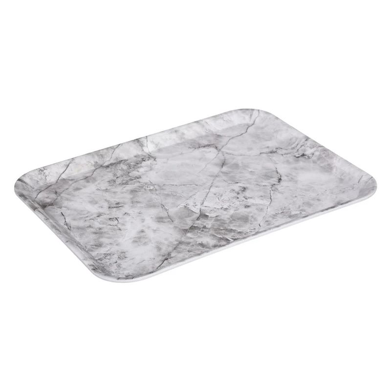 Paplāte 33x43 cm marmora balta