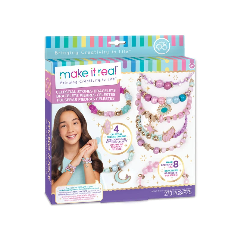 MAKE IT REAL DIY Rokassprādžu komplekts Debesu akmeņi