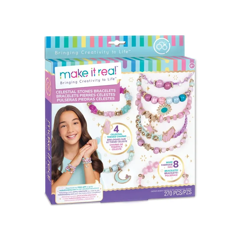 MAKE IT REAL DIY Rokassprādžu komplekts Debesu akmeņi