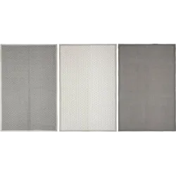 Набор кухонных полотенец Atmosphera, серый, 70 см x 45 см, 3 шт.
