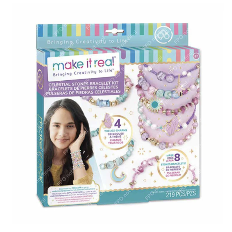 MAKE IT REAL DIY Rokassprādžu komplekts Debesu akmeņi