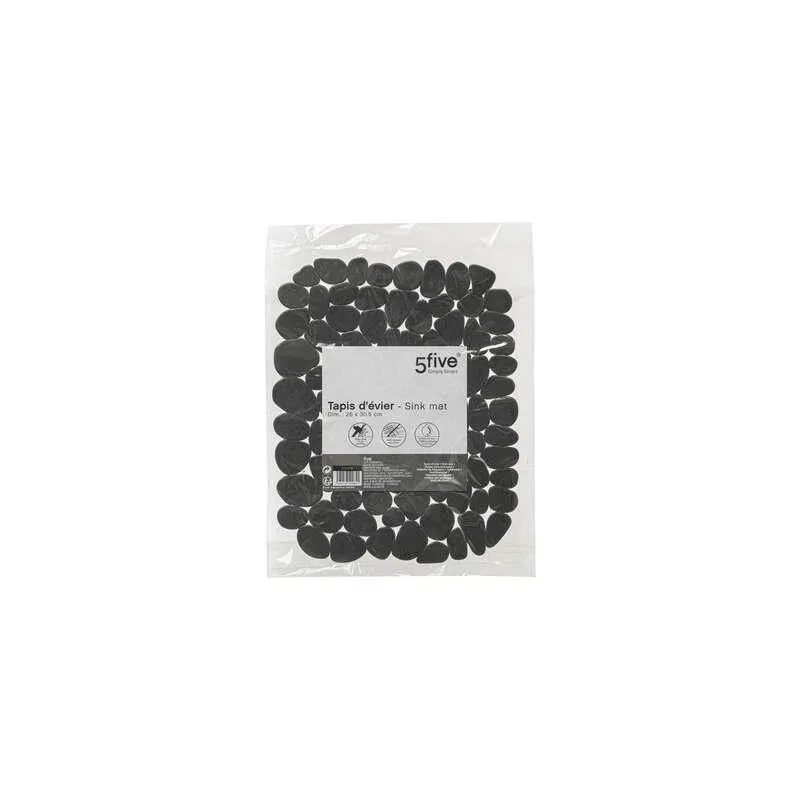 Izlietnes paklājiņš 5five Simply Smart Fx 110018, 31 cm x 24 cm, Pelēka krās.