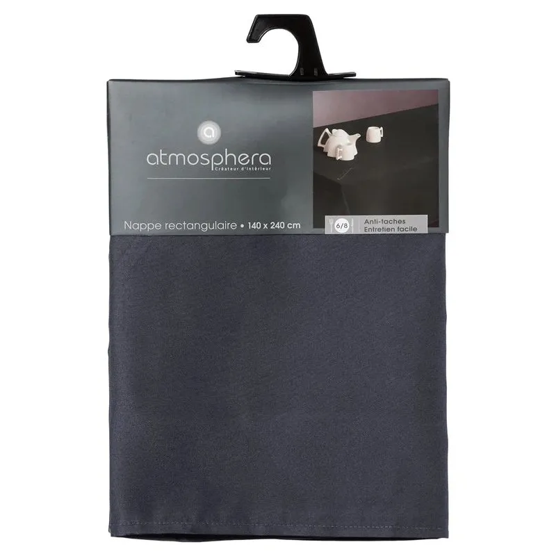 Galdauts taisnstūrveida Atmosphera 103900L, antracīta krās.-pelēka krās., 140 x 240 cm