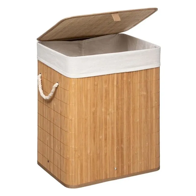 Veļas grozs 5five Simply Smart, 60 l, balta-bēša, 40 cm x 30 cm