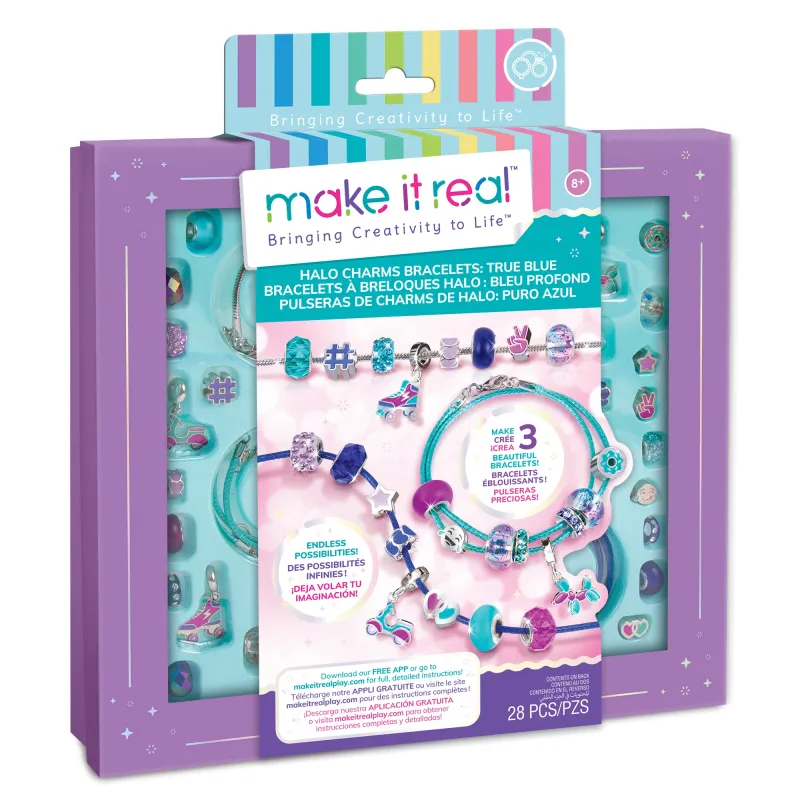 MAKE IT REAL Käsitöökomplekt - Käevõrud Sinine Maailm