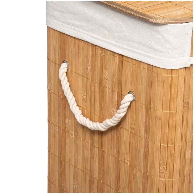 Veļas soma 5five Simply Smart. 60 l. balta-bēša