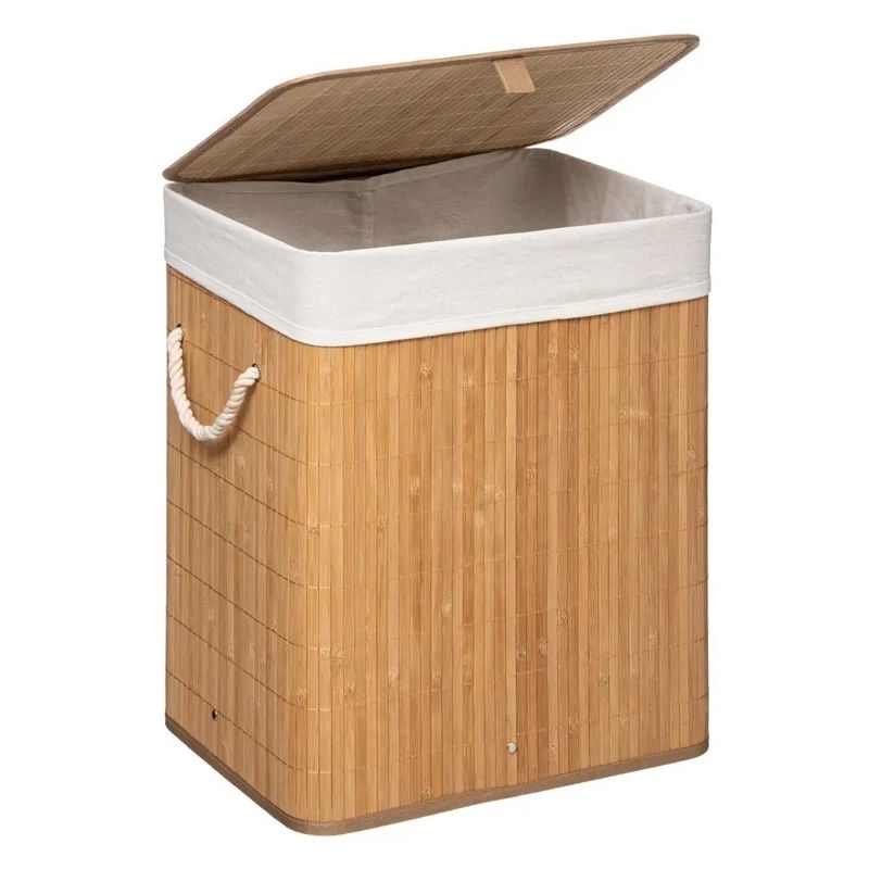 Veļas soma 5five Simply Smart. 60 l. balta-bēša