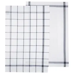 Köögirätikute komplekt Atmosphera 146161F, valge-sinine, 70 cm x 45 cm, 2 tk