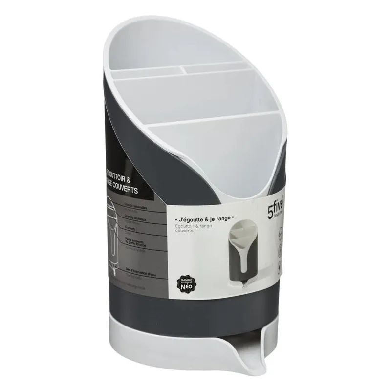 Stalo įrankių dėklas, 20 cm x 11 cm x 13 cm, plastikas, pilka sp.