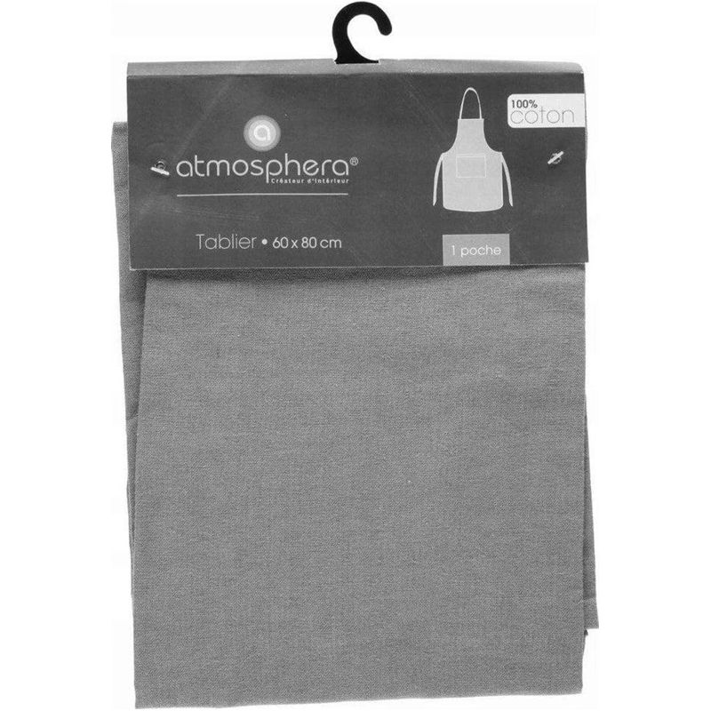 Priekšauts Atmosphera 131518B. 80 cm x 60 cm. gaiši pelēka