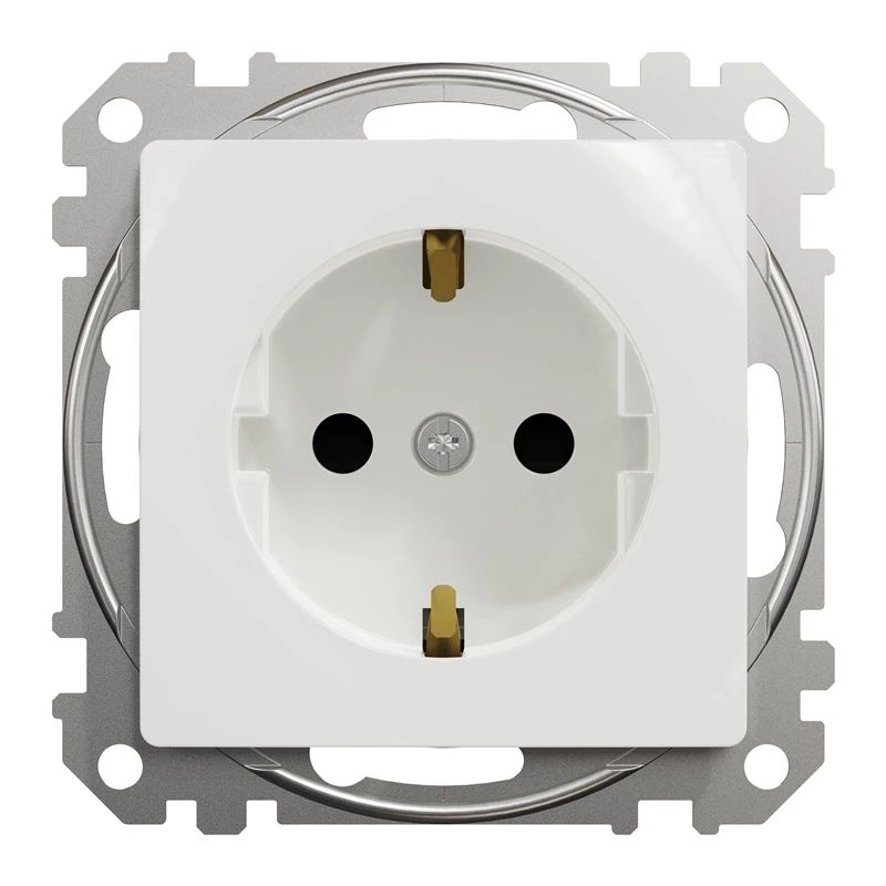 Kontaktdakša SCHNEIDER SEDNA DESIGN ar ērd. balta kr.